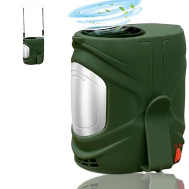 Imagem de Ventilador de cintura portátil AI 2025, ventilador pessoal recarregável com motor sem escova de 6 velocidades 16000RPM, resfriador de cinto vestível em tempo de execução 40H, camisa/cinto/ventilador