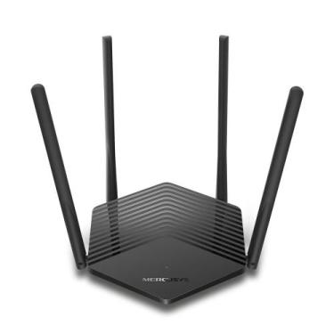 Imagem de Roteador Wi-fi 6 AX1500 MR60X Dual Band Mercusys Bivolt Preto