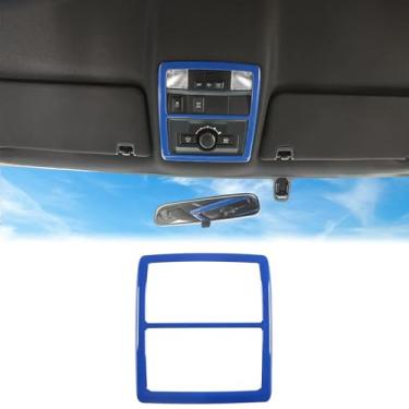 Imagem de Aunginsy Capa de painel de luz de leitura frontal compatível com Toyota Tacoma 2016-2023 console central fileira frontal moldura de luz de leitura automática painel de lâmpada de teto interno capa