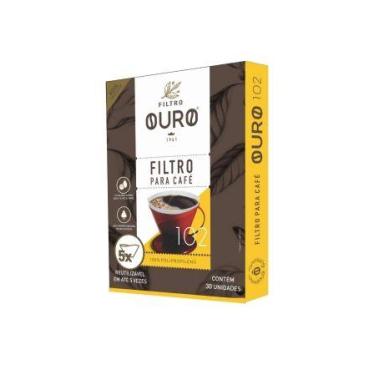 Imagem de Filtro para café n.102 c/30un - filtro ouro  com 2 unidades