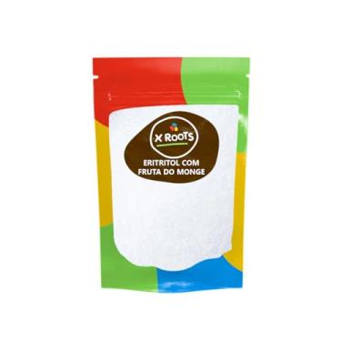 Imagem de Adoçante Eritritol com Fruta do Monge Zero Kcal 1kg - X Roots