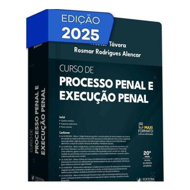 Imagem de Curso De Processo Penal e Execução Penal - (06ED/2025)