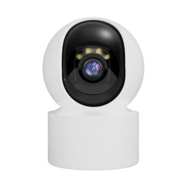 Imagem de Câmera de segurança interna 2MP/5MP 2K, monitor inteligente para bebês com visão panorâmica, visão noturna, detecção de movimento, Wi-Fi 2.4/5 GHz, compatível com armazenamento em nuvem/SD, controle d