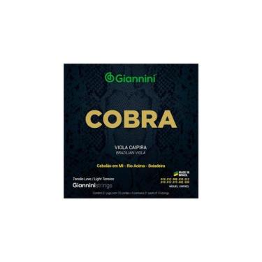 Imagem de Encordoamento Viola Aço Tensão Leve Gesvnl - GIANNINI