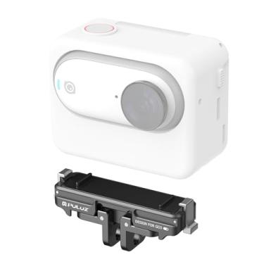 Imagem de PULUZ Suporte de câmera para Insta360 GO3 / GO 3S Magnetic Quick Release Base, Insta 360 GO 3 ABS Suporte adaptador acessórios de câmera de ação
