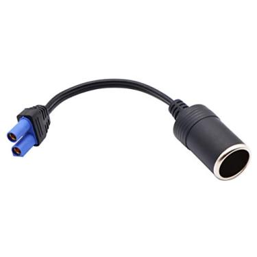 Imagem de AAOTOKK Tomada De Isqueiro 12V Para Carro, Partida Emergência, Plugue Ec5 Porta Fêmea, Cabos Adaptadores, Carregador Bateria, Mini Pacote Portátil, Auxiliar (20 Cm/7,8 Polegadas)
