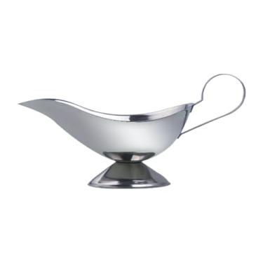 Imagem de Fenteer Recipiente para molho, vinagre, copo com alça, jarra de xarope, prato, molho para salada, servidor para jantar, churrasco, cozinha, 17.5 Cm X 5.5 Cm