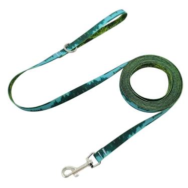 Imagem de WYuZe Coleira impermeável para cães, 2 m, 3 m, tecido de nylon revestido forte à prova de odor, fácil de limpar, coleira longa leve para treinamento de caminhada ao ar livre de filhotes, brincar na