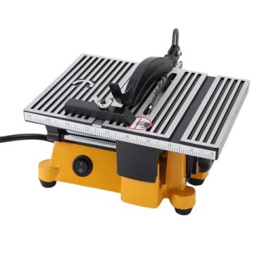 Imagem de Asixxsix Mini -Serra de Mesa, Máquina de Serra de Mesa Máquina de Corte Elétrica, Serra Elétrica para Desktop para Metal, Azulejo de Cerâmica, Vidro, Corte de Madeira, Artesanato de