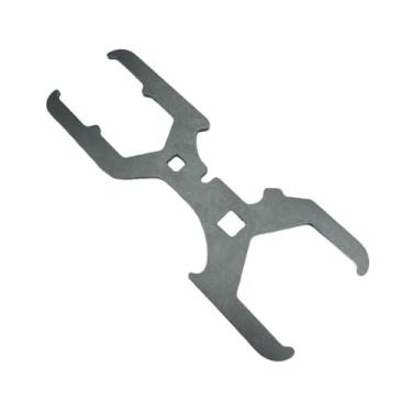 Imagem de WeiLaiKeQi Chave de encanador de 3 vias, ferramenta para pia de cozinha, 1-3/4, 2 polegadas, 2-1/2 polegadas para instalação ou remoção de peças de encanamento