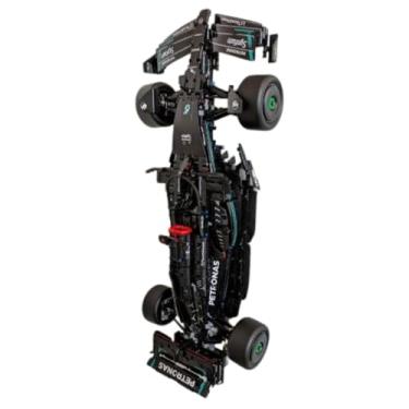 Imagem de Suporte Expositor de Parede Compatível com Carrinho Mercedes F1 de Blocos de Montar