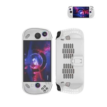 Imagem de Capa transparente para Lenovo Legion Go S, fina, leve, com suporte, à prova de arranhões, capa de borracha TPU com suporte, (transparente).