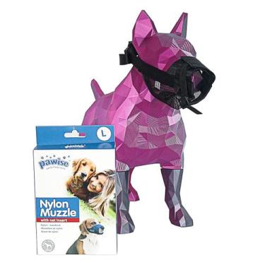 Imagem de Focinheira Pawise em Nylon com Tela Tamanho 4 23 x 42cm