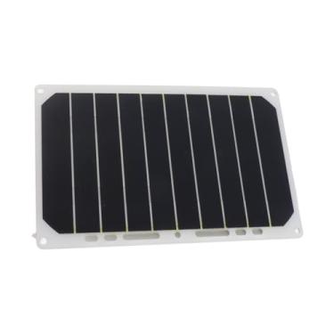 Imagem de Yctze 10W Portátil, Carregador de Painel de Energia Solar Portátil Com Saída USB para Dispositivos Móveis - Ideal para Caminhadas, Acampamentos e Viagens