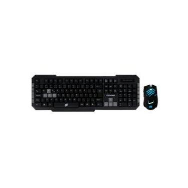 Imagem de Kit Gamer Oex Brave, com Mouse LED, 6 botões, 3200DPI, + Teclado USB, ABNT2, 10 Teclas Multimídia, Preto - TM303