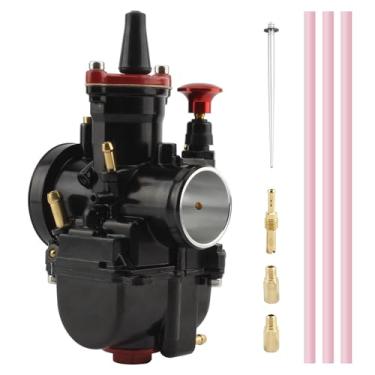 Imagem de PowerMotor Carburador PWK 28 mm Carburador Motocicleta Corrida Carburador Universal 125cc a 200cc 2T 4T Motor Dirt Bike Motocross Scooter ATV Quad Go Kart