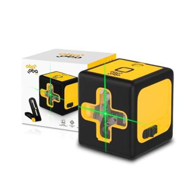 Imagem de Oba Oba Mix Nível Laser Verde Autonivelante, Alcance 20m, Recarregável USB-C, com Suporte Magnético