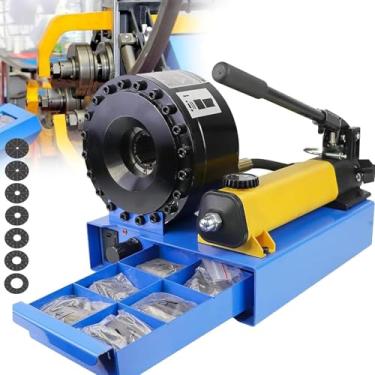 Imagem de Máquina De Crimpagem De Tubo De Mangueira Hidráulica, Máquina De Prensa De Mangueira De Crimpagem De Prensa Portátil, Máquina De Crimpagem De Mangueira, Ferramenta De Crimpagem De Mangueira