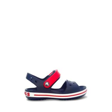 Imagem de Crocs Sandálias para meninas, Azul marinho/vermelho, C12
