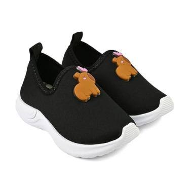 Imagem de Tenis Infantil Wandinha Filme Calce Fácil Boiadeira Show Dia a Dia Volta as Aulas (Preto-Capivara, BR, Criança de 4 a 8 anos, Numérico, 20)