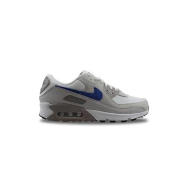 Imagem de Nike Tênis masculino Air Max 90 (DM0029-110, branco/cinza universitário/branco / azul corredor), Branco/cinza universitário/branco Summit/azul corredor, 43 BR
