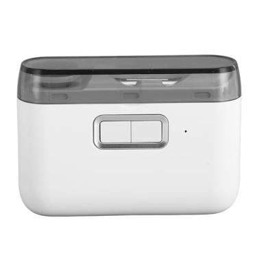 Imagem de Zhjvihx Cortador de Uvass Elétrico, Aparador de Unas Elétrico Automático Com Luz e 2 Velocidades, Armazenento de Sucata de Unhas, Bateria de Íon de Litio, Recarregá por Usb,
