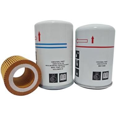 Imagem de Kit de substituição de filtro de compressor de ar 1830017639 separador de óleo 1830017638 filtro de óleo 1622065800 filtro de ar