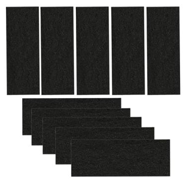 Imagem de TropicAqua Filtro de substituição de caixa de areia de carvão para gatos de 20 x 7 cm compatível com filtros de odor de carbono com capuz oval Nature's Miracle (embalagem com 10)