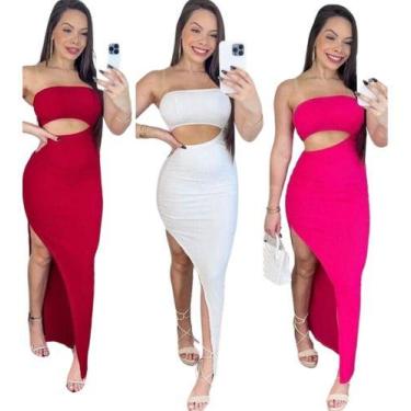 Imagem de Vestido Longo Grécia - JFA MODAS, Rose, Único