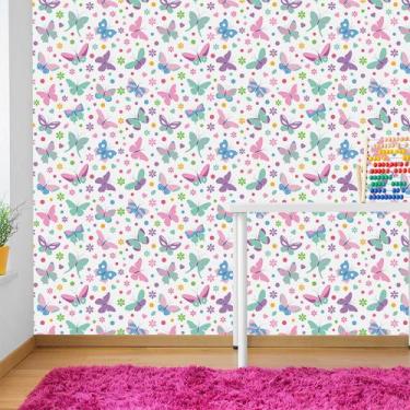 Imagem de Papel de Parede Adesivo - Borboletas - 054ppb - Allodi