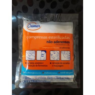 Imagem de Compressa de gaze não aderente c/10 unidades - Cremer