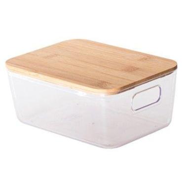 Imagem de Cesto organizador com tampa Idealle eco 13x9,4x5,8 - PARAMOUNT