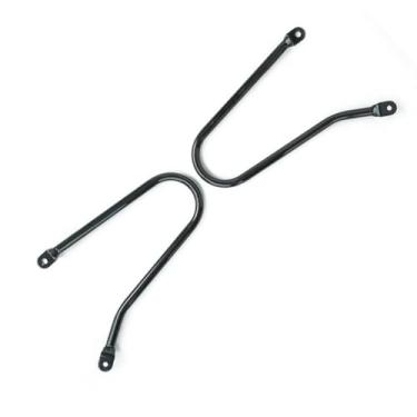 Imagem de Suporte para alforje, barra de trilho de proteção de montagem lateral, ajuste personalizado para Royal Enfield Super Meteor 650 e Meteor 350 da Trip Machine Company (para clássico 650, par)