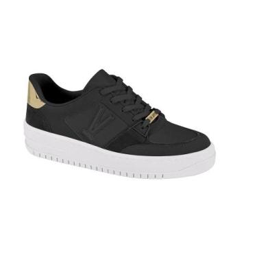 Imagem de Tenis vizzano casual ref 1389.131.30625 feminino, 38, Preto, Dourado