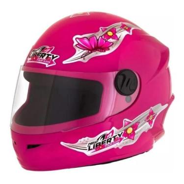 Imagem de Capacete Infantil Liberty Four Meninas Kids 54 Rosa Pro Tork