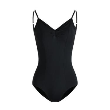 Imagem de Collant de dança HROYL clássico feminino para ginástica de balé com de