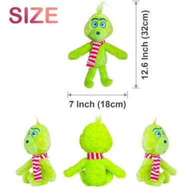 Imagem de Grinch Plush Toy, 12,6" Grinch De Natal Recheado Animal - HUOGUO