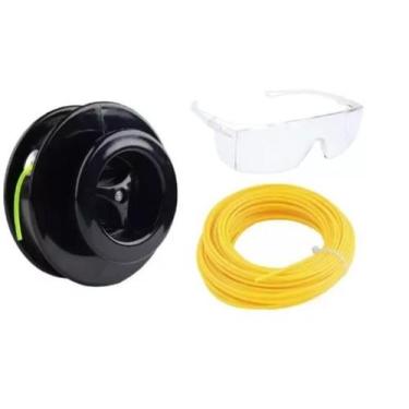 Imagem de Carretel P/ Roçadeira Nakashi L431m L43elx +óculos+nylon - VARIADO