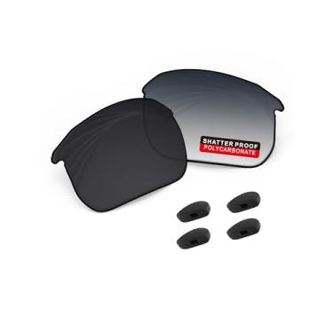 Imagem de iLikeo Lentes de reposição PRO+ de policarbonato não polarizadas e almofadas de nariz para óculos de sol BOSE Tempo BMD0011 - Cinza dégradé cinza fotocromático