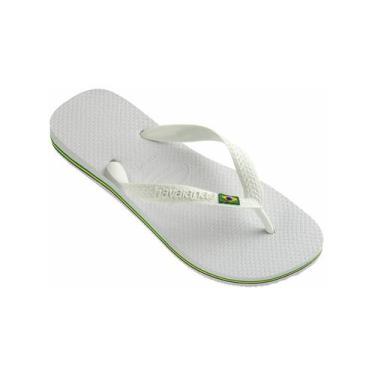 Imagem de Sandália Havaianas Brasil Branca 39/40