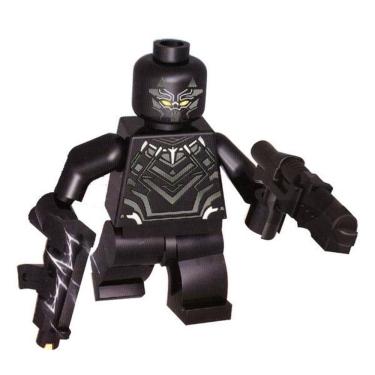 Imagem de Boneco Avengers Bloco De Montar Com Lego Pantera Negra