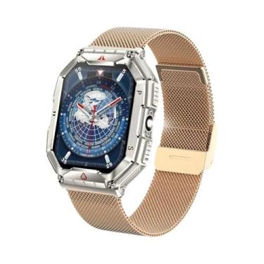 Imagem de Relógio Inteligente Militar Masculino Resistente À Água Com Lanterna L