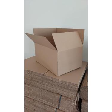Imagem de Kit com 5 Caixas de Papelão, Tamanhos Variados (40x28x20cm)