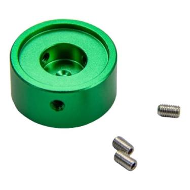 Imagem de menolana Tampa do botão do pedal de guitarra, tampa pedal, pedal, fácil de instalar, de prego de liga de alumínio para pedais de efeito de guitarra, Verde