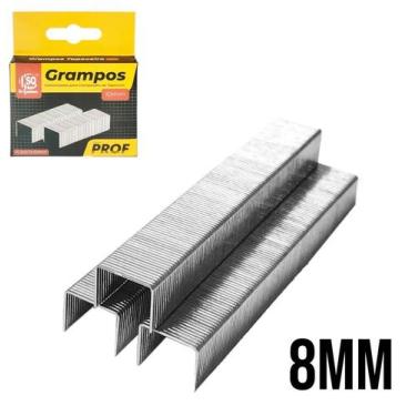 Imagem de Grampo para Grampeador Profissional 1000 peças - SQ, 8 mm.