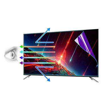 Imagem de TYRHMY Protetor de tela antirreflexo para TV de 43 polegadas, película fosca com proteção contra luz azul, aliviando a fadiga ocular para LCD, LED, OLED e QLED 4K HDTV, 37 polegadas 819460