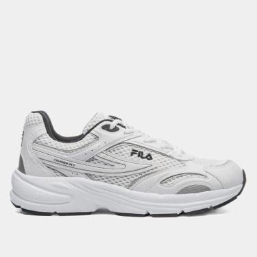 Imagem de Tênis Fila Runner 2k Masculino, Branco, Preto, 42