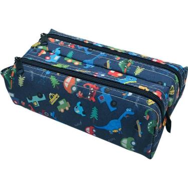 Imagem de Estojo Tecido Carrinho Masculino Duplo - Reflex com04