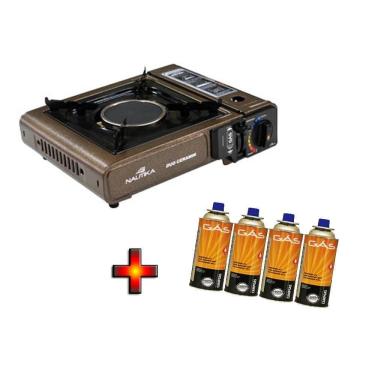 Imagem de Fogareiro Duo Ceramik + 04 Refil Gas - Nautika