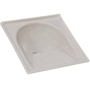 Imagem de Tanque Granitado Sintético Simples N°1 Com 60x60cm Travertino - 500314 - A.j.rorato